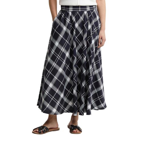 Barbour Baiton Tartan Midi Skirt